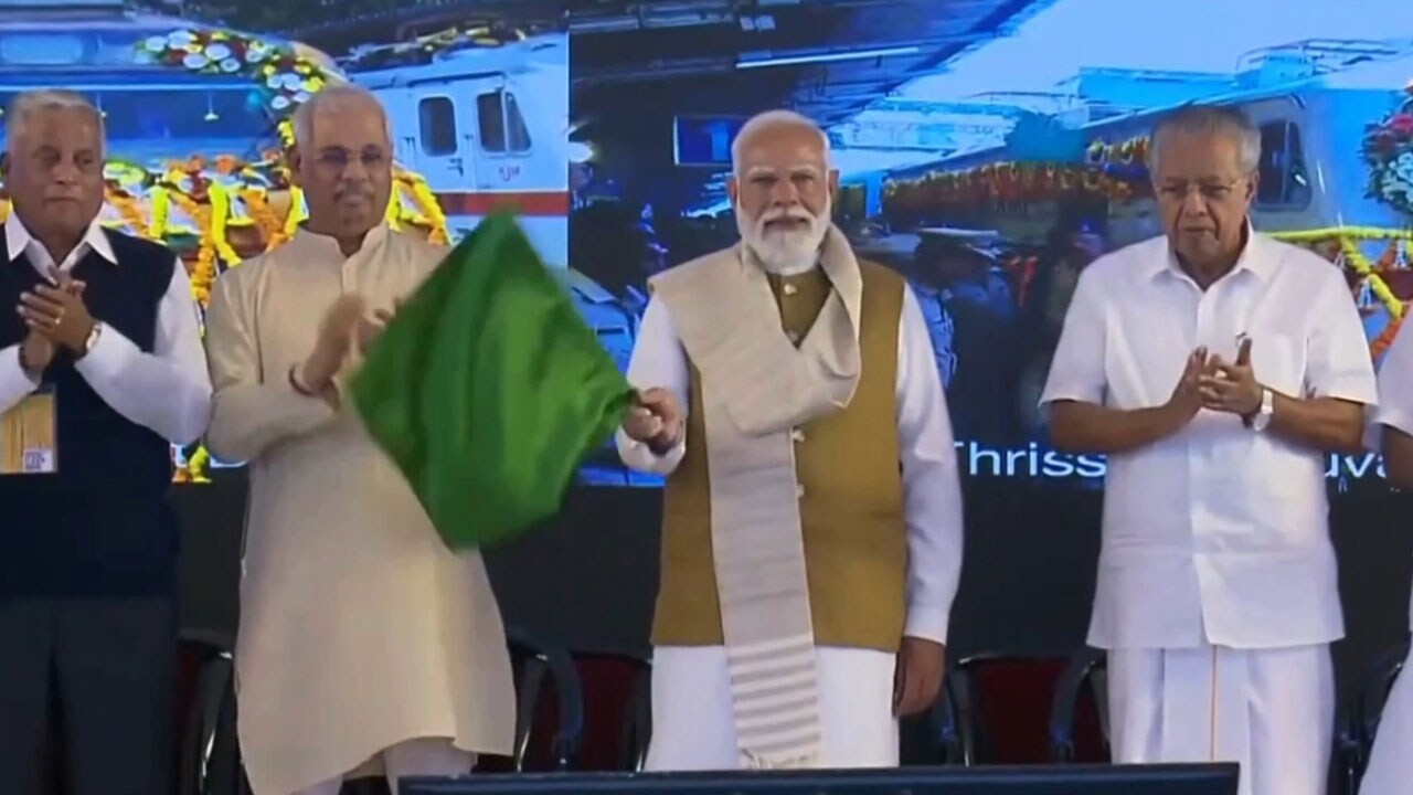 PM Modi Launches Development Projects, Flags Off New Train Services In Kerala