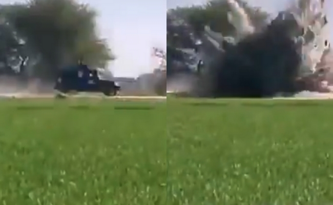 Video Shows Moment Pak Police's Armoured Vehicle Was Blown Up, Killing 7 Cops