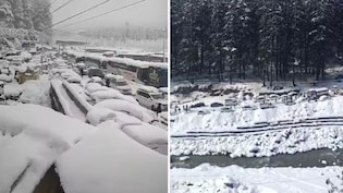 8 किमी लंबा जाम, होटल फुल, मनाली में कड़ाके की ठंड में सड़कों पर रात गुजार रहे पर्यटक