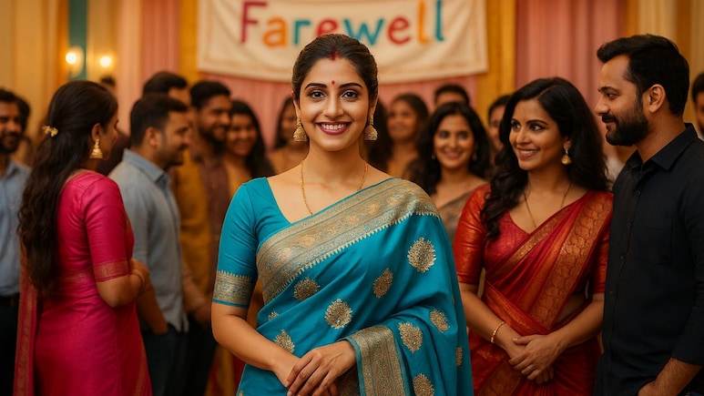 Farewell Saree Under 500: फेयरवेल पर मिलेगा ग्रेसफुल और क्लासी लुक, हर कोई हो जाएगा अट्रेक्&zwj;ट