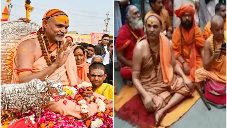 शिविर के बाहर बुलडोजर बाबा के नारे, शंकराचार्य बोले- मेरी जान को खतरा... अविमुक्तेश्वरानंद विवाद की पूरी कथा