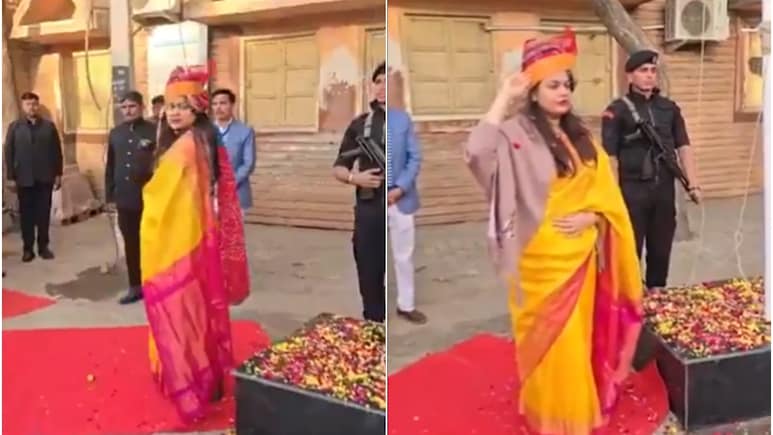 टीना डाबी की ये कैसी सलामी... गणतंत्र दिवस समारोह का वीडियो हुआ वायरल
