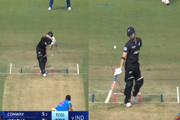 Video: सरदार असरदार, पहले ही ओवर में अर्शदीप ने करिश्माई गेंद से स्टंप उड़ा दिया, हेनरी निकोल्स के उड़े होश