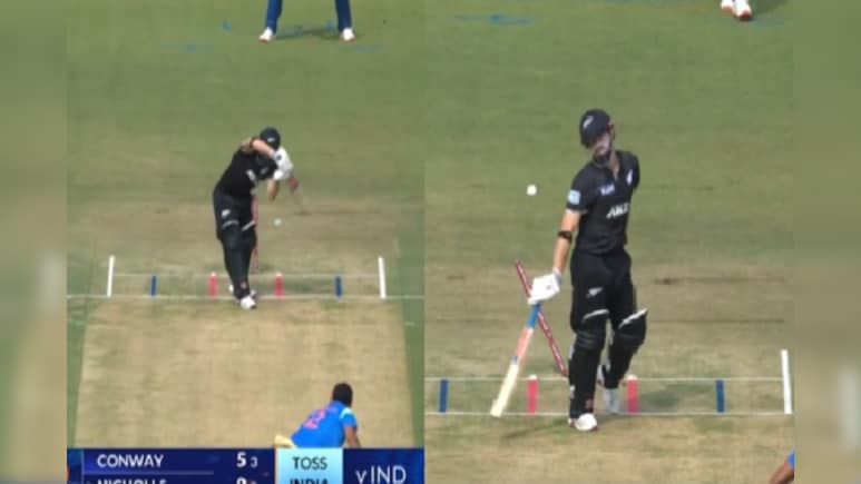 Video: सरदार असरदार, पहले ही ओवर में अर्शदीप ने करिश्माई गेंद से स्टंप उड़ा दिया, हेनरी निकोल्स के उड़े होश