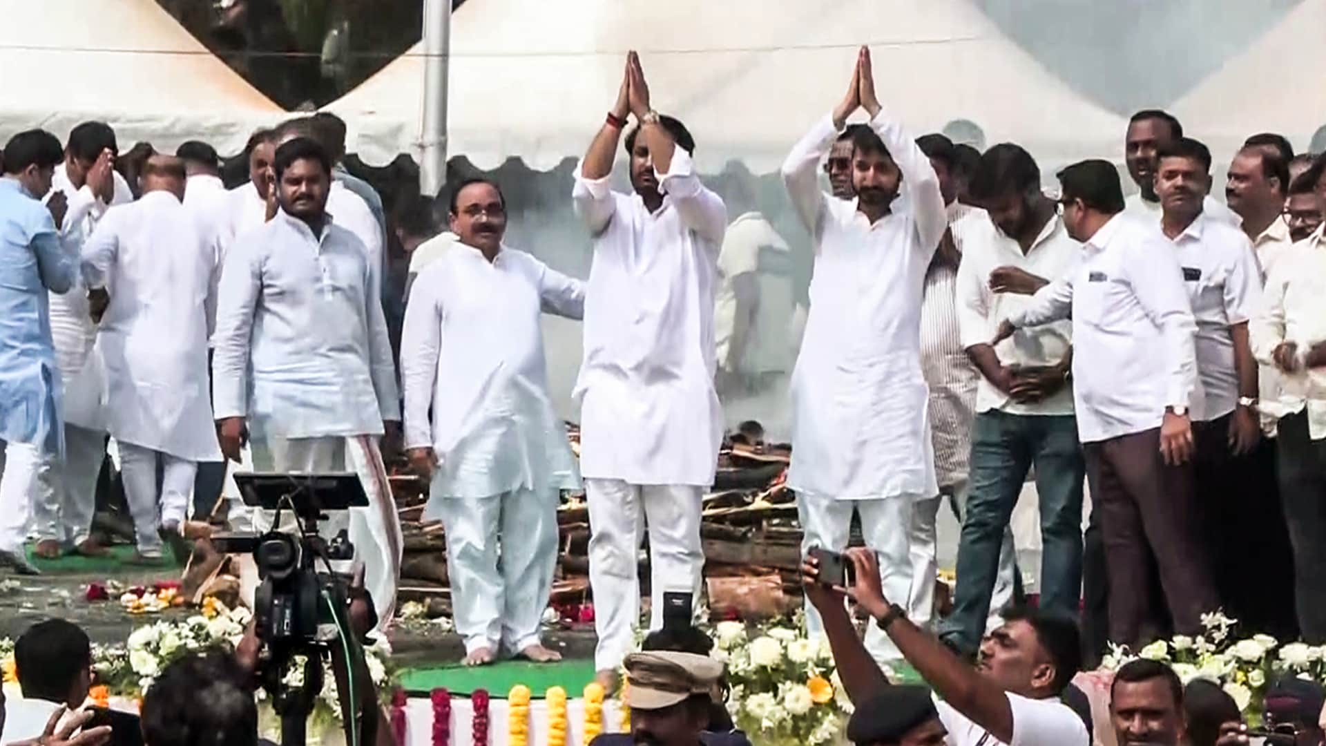 Last Rites By Son, Gun Salute: Emotional Scenes At Funeral Of Ajit Pawar Aide