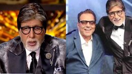 Amitabh Bachchan Gets Emotional Remembering Dharmendra On <i>KBC</i>: 'He Was Not Just A Person, He Was A Feeling'