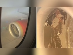 Air India Delhi-New York Flight Engine Sucks In Baggage Container, Damaged
