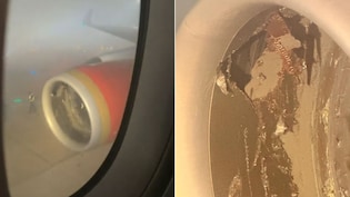 Air India Delhi-New York Flight Engine Sucks In Baggage Container, Damaged
