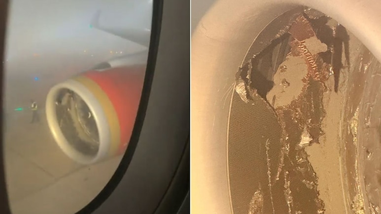 Air India Delhi-New York Flight Engine Sucks In Baggage Container, Damaged