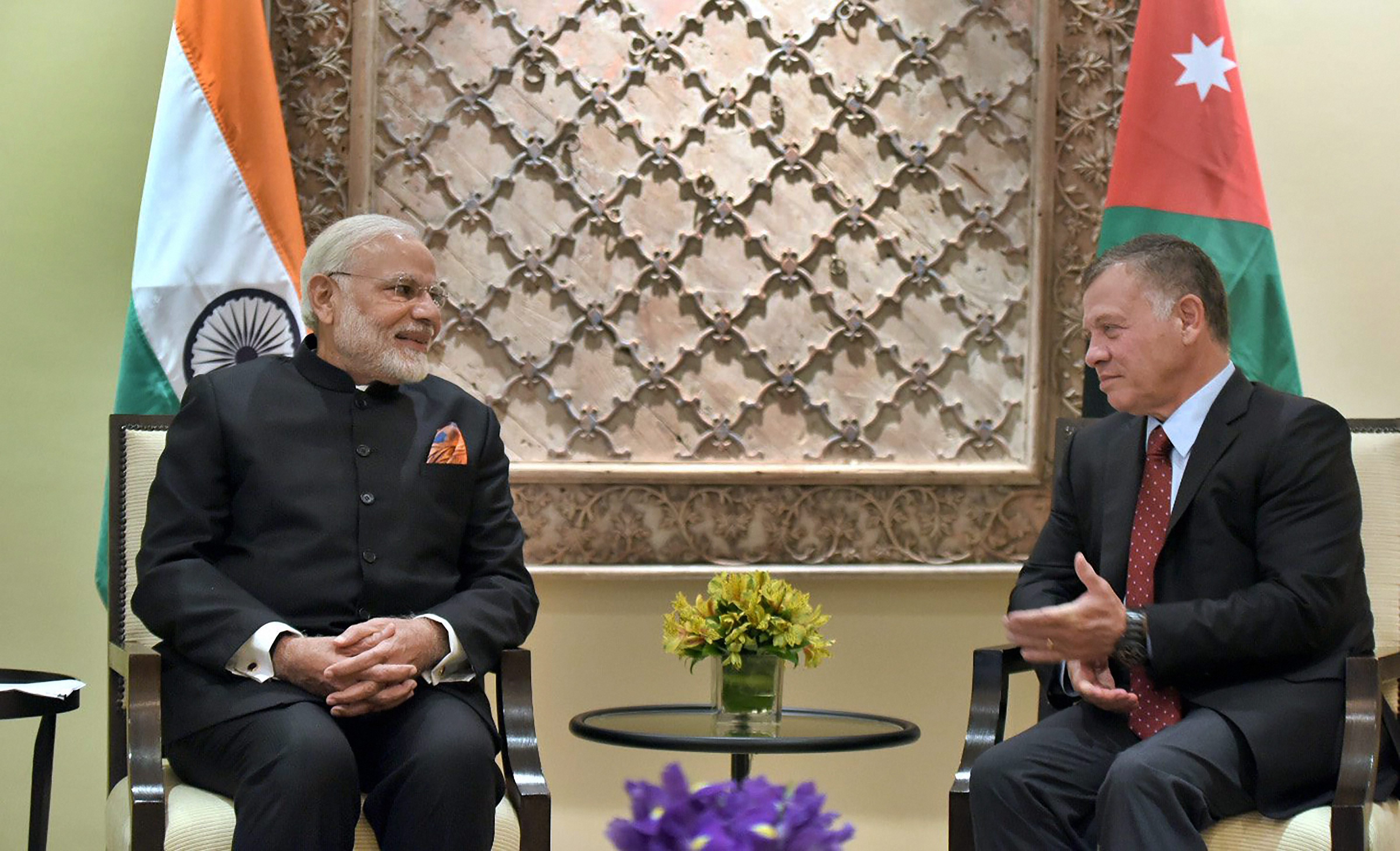 Prime Minister Modi And Jordan King Agree To Boost Bilateral Ties