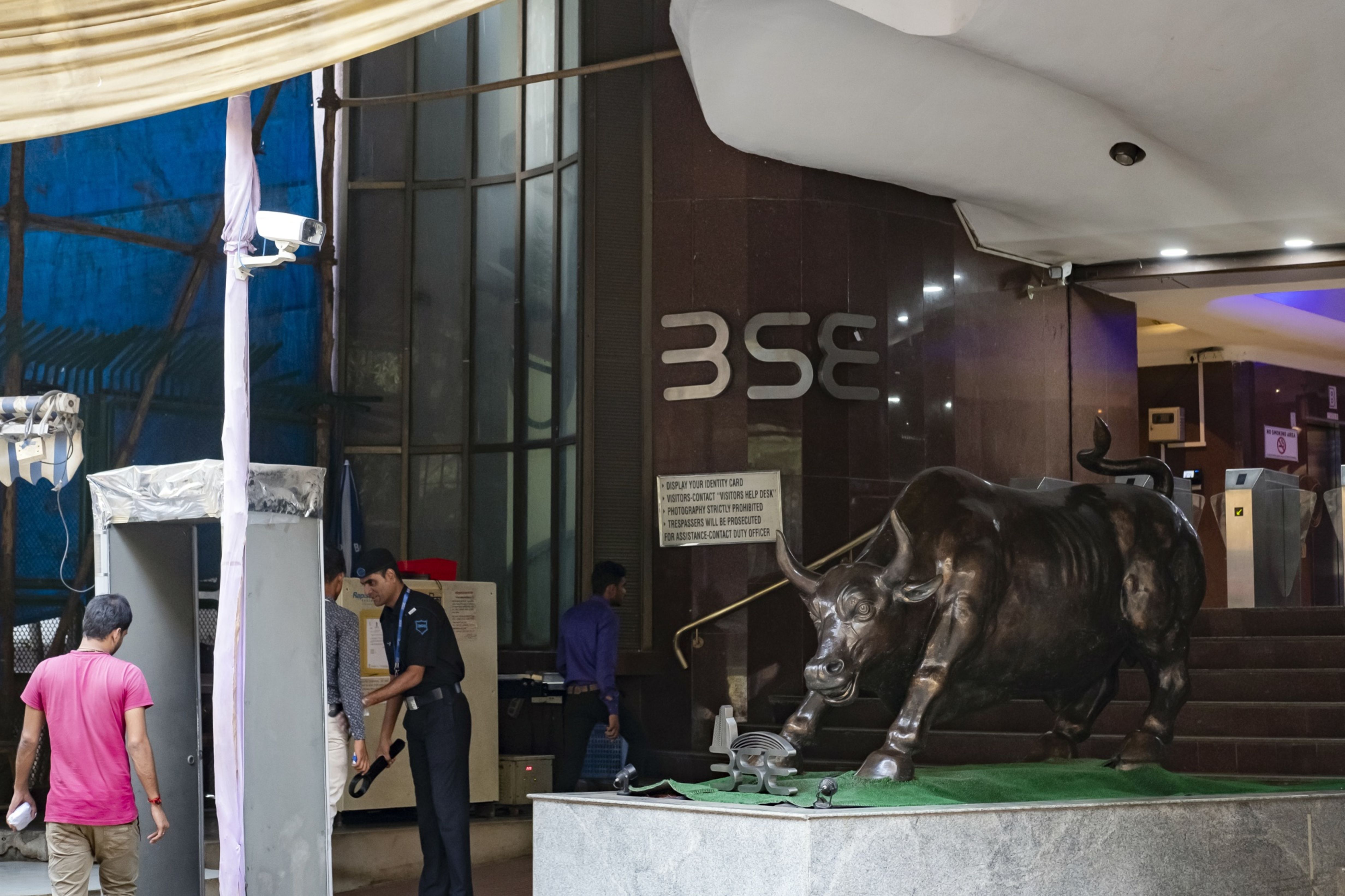 Sensex, Nifty Close At Record; Power Grid, Tech Mahindra Advance