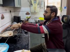 Watch: Man Sits On A Chair While Cooking Parathas, Internet Calls It 'Genius'