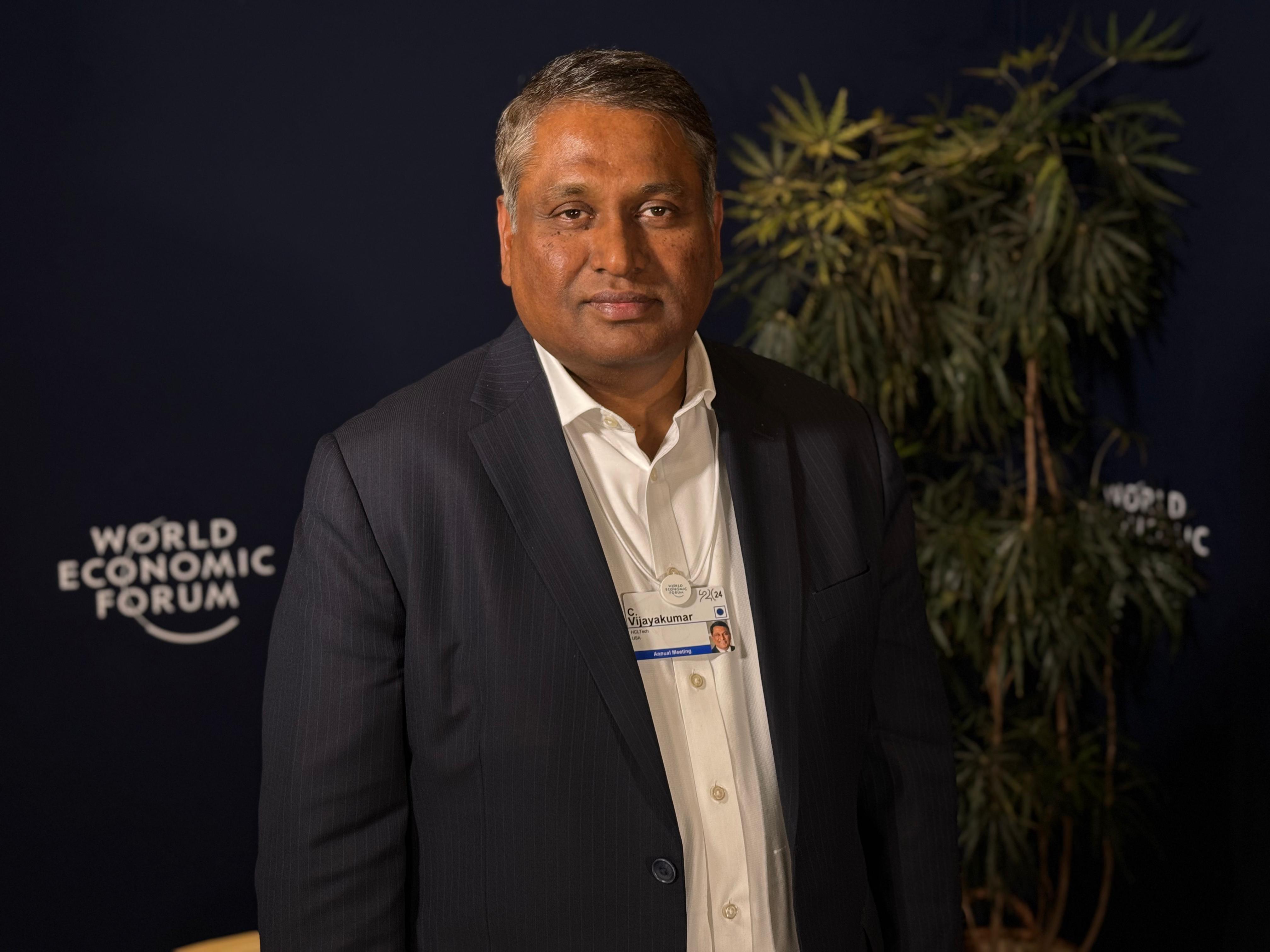 Davos 2024: HCLTech CEO Vijayakumar Expects Discretionary Spending To Pick Up 