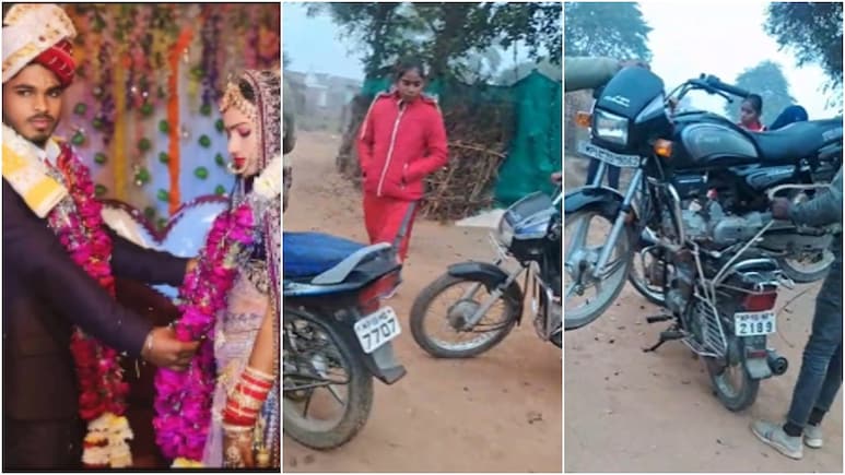 दबंग दुल्हन: पिता व गुंडों के साथ ससुराल पहुंची, सास-ससुर को पीटा फिर बाइक पर ले गई दहेज की मोटरसाइकिल, Video