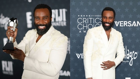 Critics Choice Awards 2026: Severance Star Tramell Tillman Chooses A Hand-Embroidered Anamika Khanna Suit