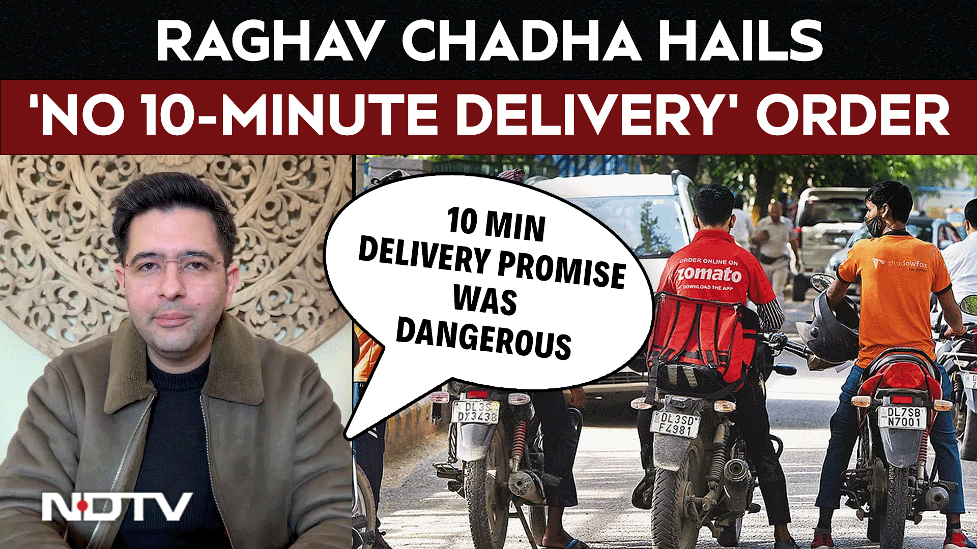 Blinkit Delivery | We Can't Support Exploitation: Raghav Chadha Hails 'No 10-Minute Delivery' Move