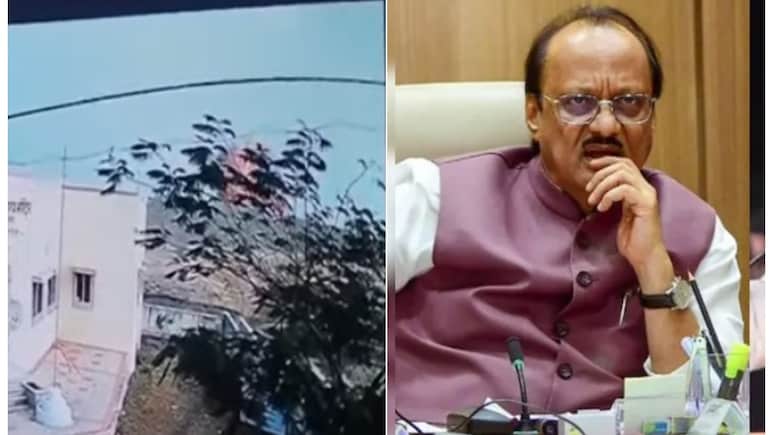पहले बिगड़ा संतुलन, फिर बना आग का गोला... अजित पवार के प्लेन क्रैश का एक और लाइव वीडियो
