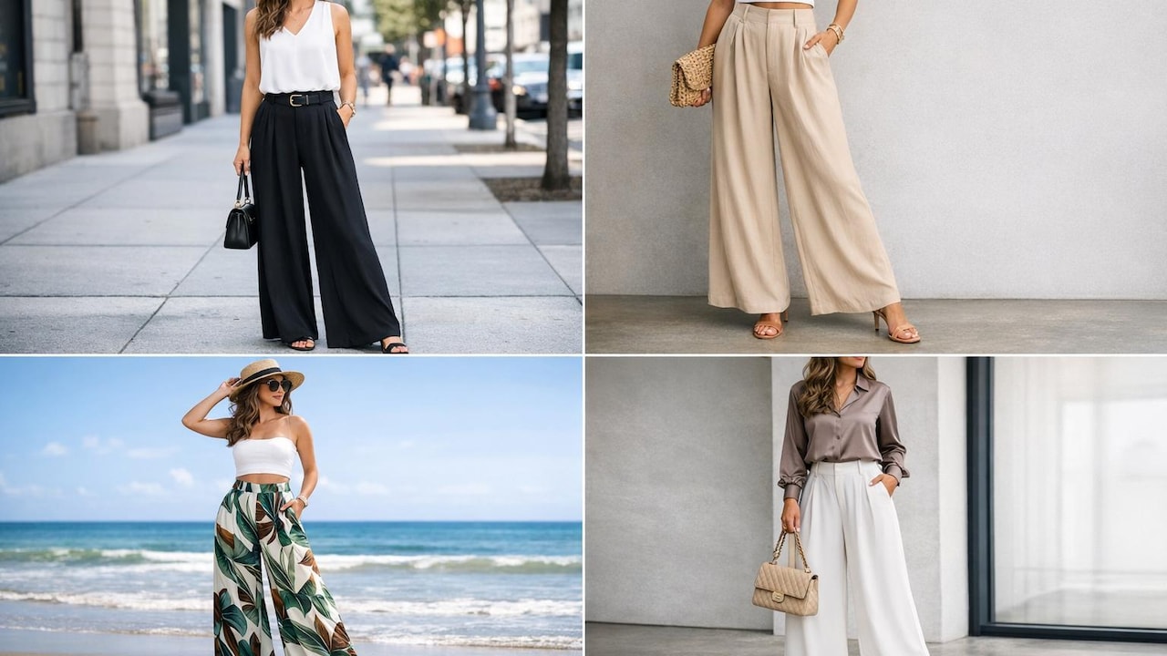 Straight vs Flared Palazzos: What Works Best to Flatter and Increase Your Height.