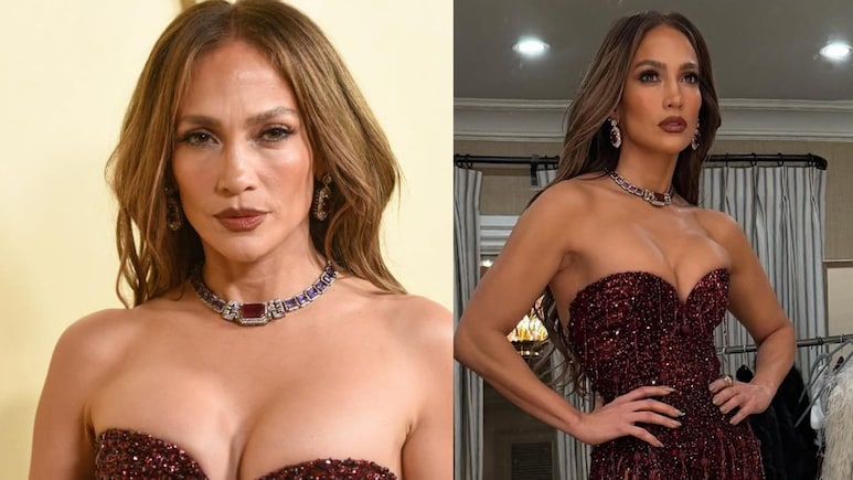 Jennifer Lopez Stuns In Sabyasachi Gold And Diamond Jewellery At A Pre-Golden Globes Party