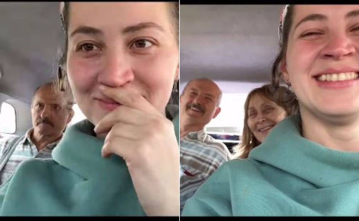 "Why Is Everyone Honking?" Russian Couple Reacts To First Car Ride In India