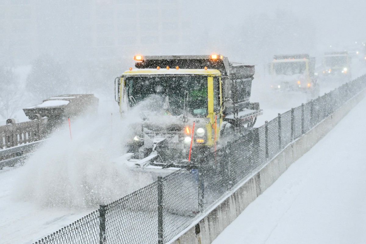 Freezing Rain, Travel Chaos, Blackouts: The US Winter Storm In Photos
