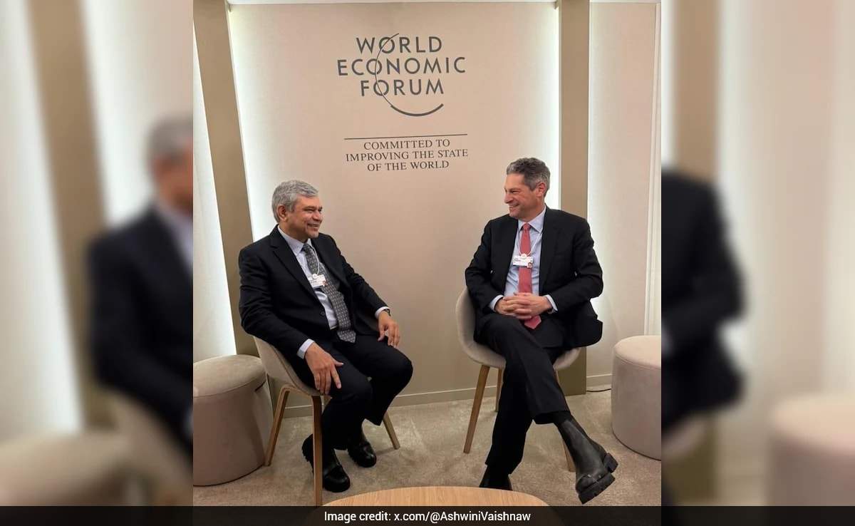 "India In First Group Of AI Powers": Ashwini Vaishnaw Counters IMF Ranking At Davos
