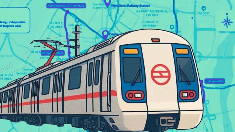 दिल्ली मेट्रो फेज-5A: केंद्रीय सचिवालय बनेगा ट्रिपल इंटरचेंज स्टेशन, लाखों लोगों को होगा फायदा