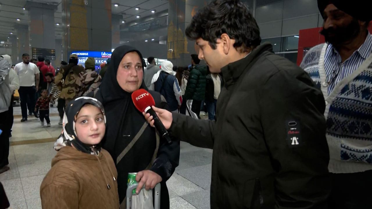 First Two Flights From Iran Land In Delhi As Tensions Ease; Returnees Thank Government