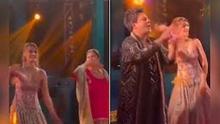 नुपूर सेनन के संगीत में मां संग कृति सेनन ने किया इमोशनल डांस, लॉलीपॉप लागेलू' पर वरुण शर्मा संग नाचीं एक्ट्रेस