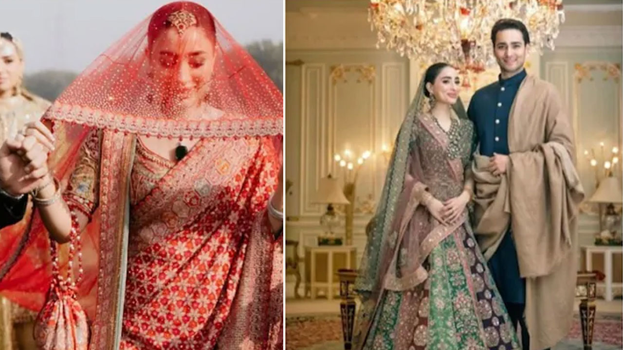 Nawaz Sharif's Granddaughter-In-Law Sparks Debate After Wearing Sabyasachi, Tarun Tahiliani At Her Wedding