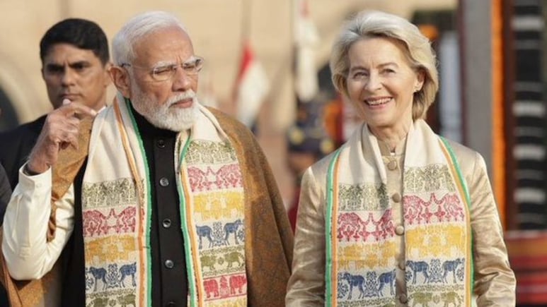 PM Modi, EU Chief Twin In Northeastern Silk Stoles After Trade Pact. What Makes Them Special