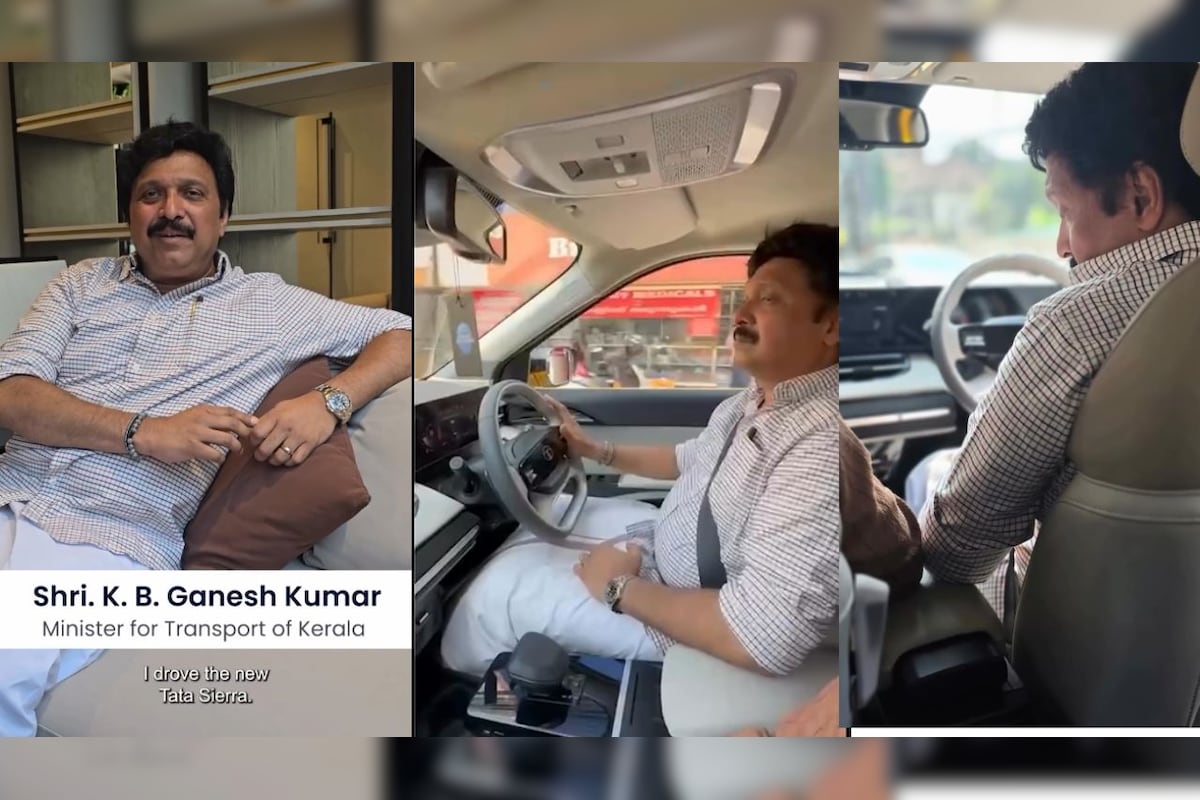 Kerala Transport Minister Test Drives and Books New Tata Sierra SUV