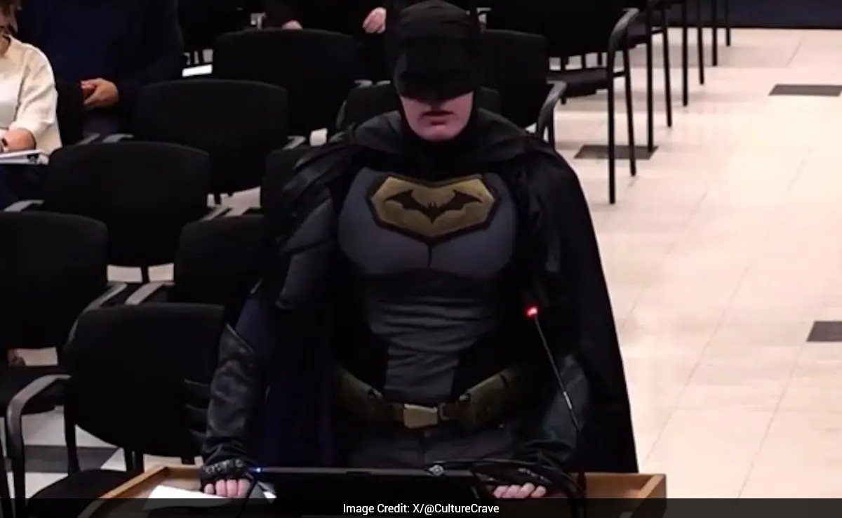 Watch: Man Dressed As Batman Slams US Officials About ICE Presence At Super Bowl