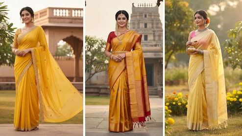 Basant Panchami 2026: बसंत पंचमी पर पहनने के लिए ये 8 पीली साड़ी हैं बेस्ट, दिखेंगी एकदम स्टाइलिश