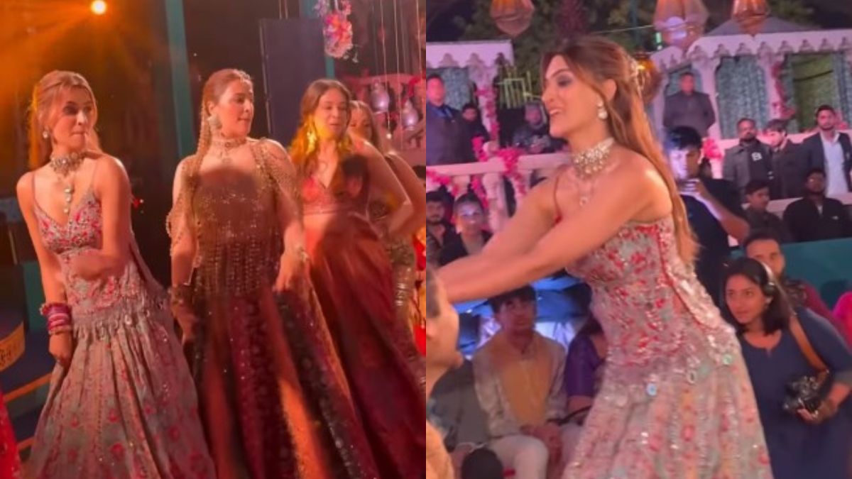 Watch: Kriti Sanon Dances Her Heart Out At Sister Nupur Sanon And Stebin Ben's Sangeet