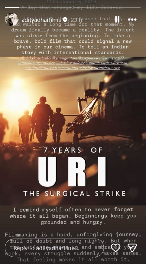 Instagram/Aditya Dhar