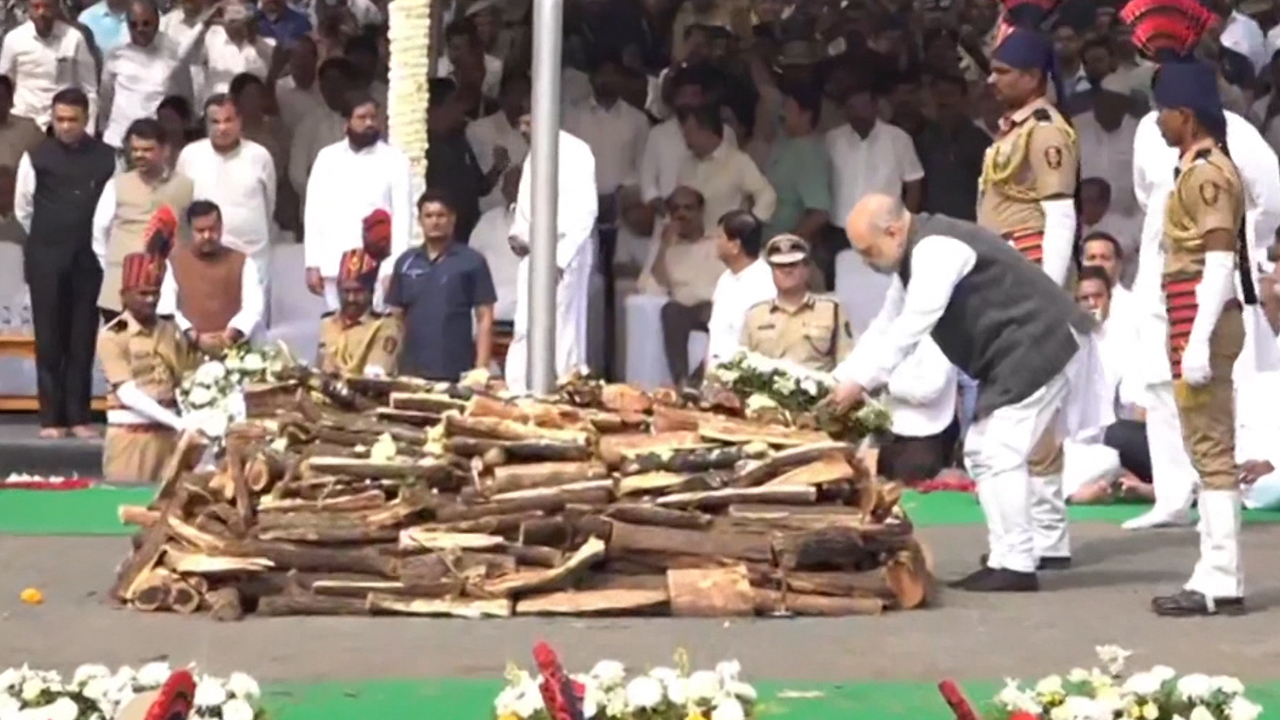 Farewell, Ajit Dada: Pawar Family, Amit Shah, Top Leaders At Baramati Funeral