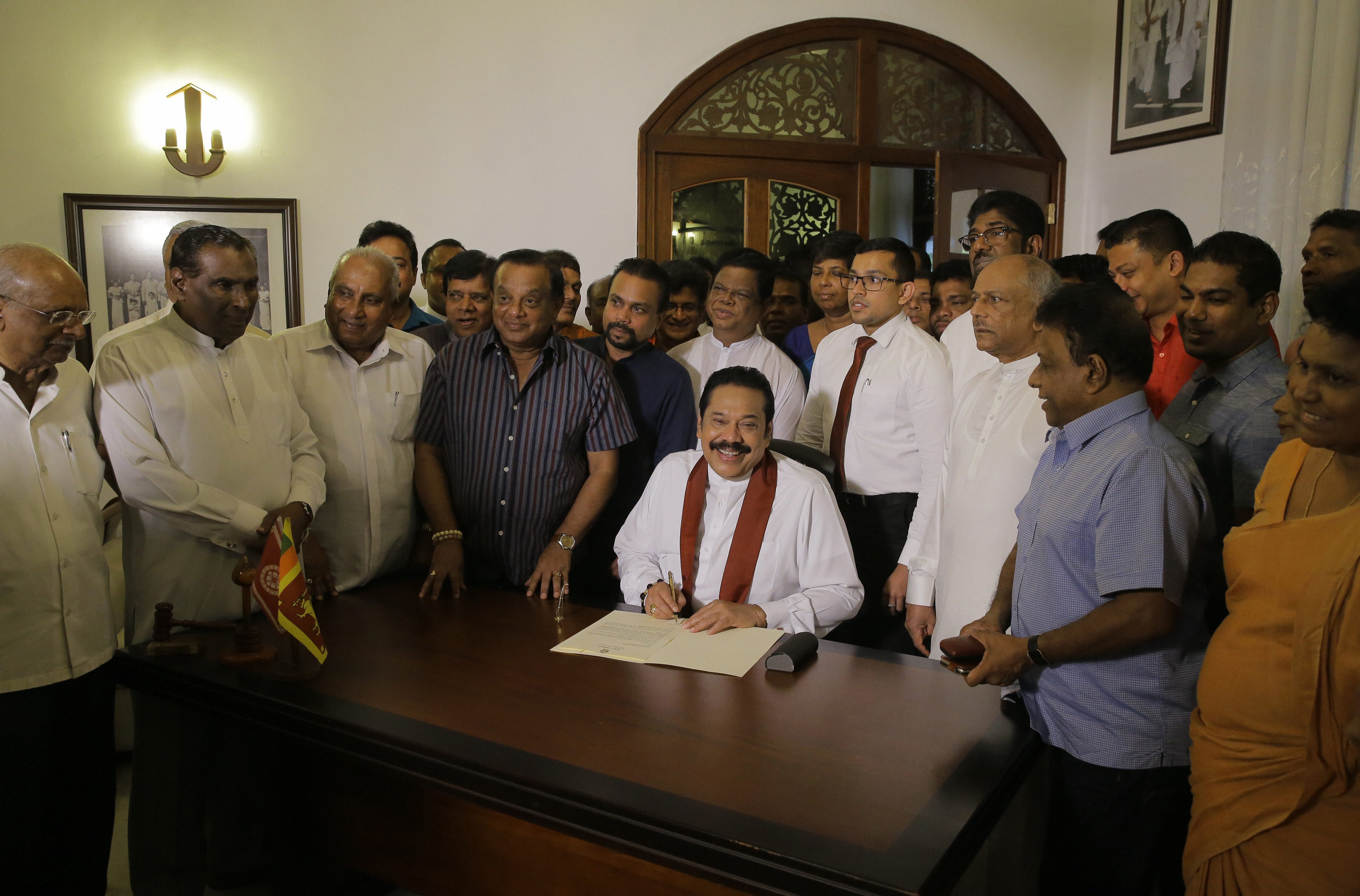 Rajapaksa Resigns As Sri Lanka&rsquo;s Prime Minister