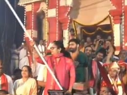 Congress Seeks Action Against Karnataka Official For Waving Saffron Flag