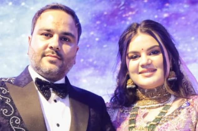 वर हर्ष सोनी और वधु श्रुति जौहरी 