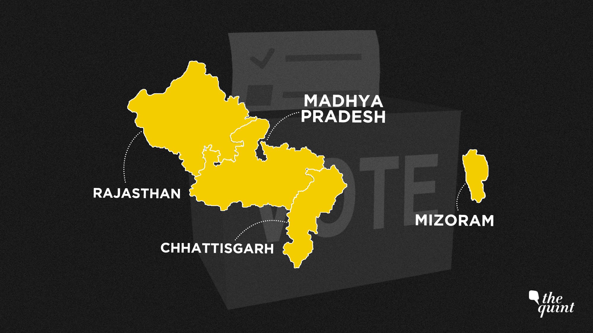 Assembly Elections 2018: Counting of Votes for 5 States on 11 Dec