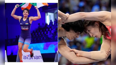PWL: जो ओलिंपिक चैंपियन सिर्फ़ विनेश फोगाट से हारी, उसे अंतिम पंघाल ने नोएडा में किया परेशान