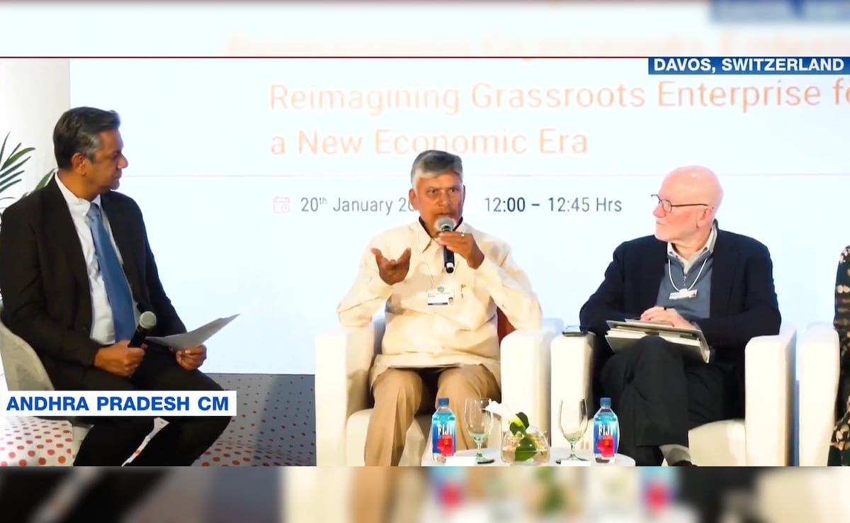 NDTV Exclusive: Chandrababu Naidu's 'Sustainable Growth' Pitch At Davos 2026