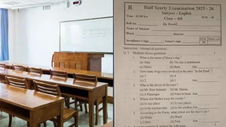 'Ram' Listed Option To Dog's Name Query In Chhattisgarh Exam Paper, Head Staff Suspended