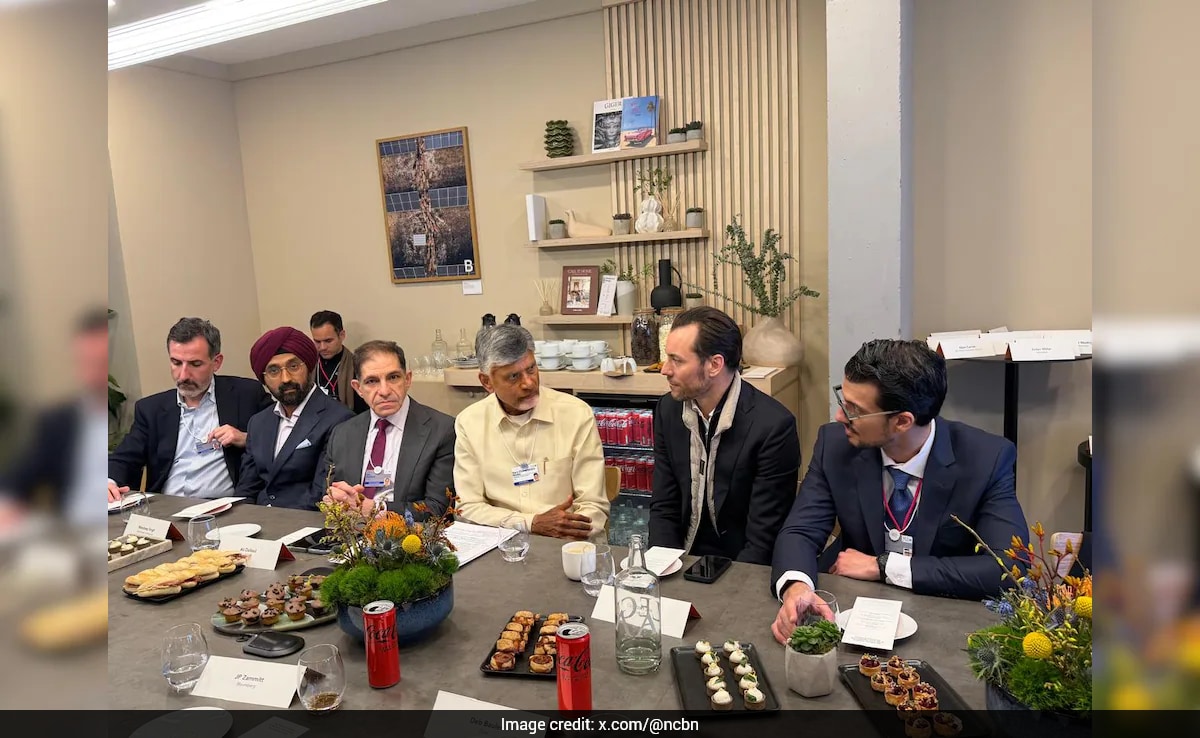 Chandrababu Naidu Showcases Andhra As Hub For Global Investments At Davos