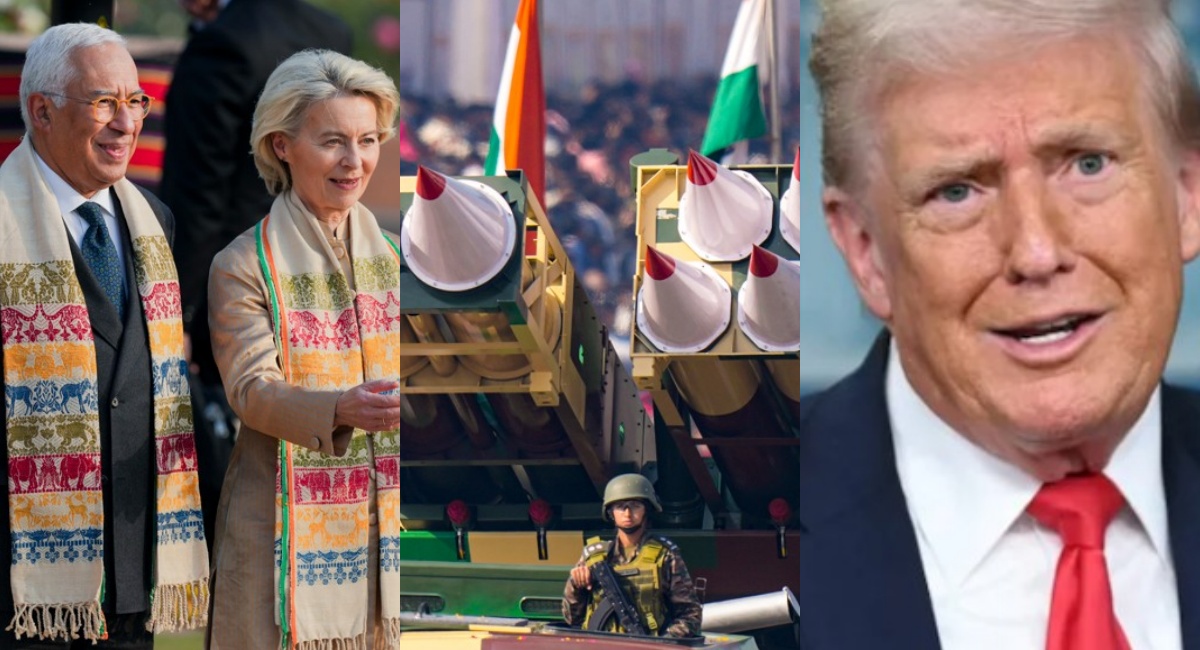 गणतंत्र दिवस परेड: यूरोपियन चीफ गेस्ट के सामने भारत ने किया शक्ति प्रदर्शन, अमेरिका को संदेश?