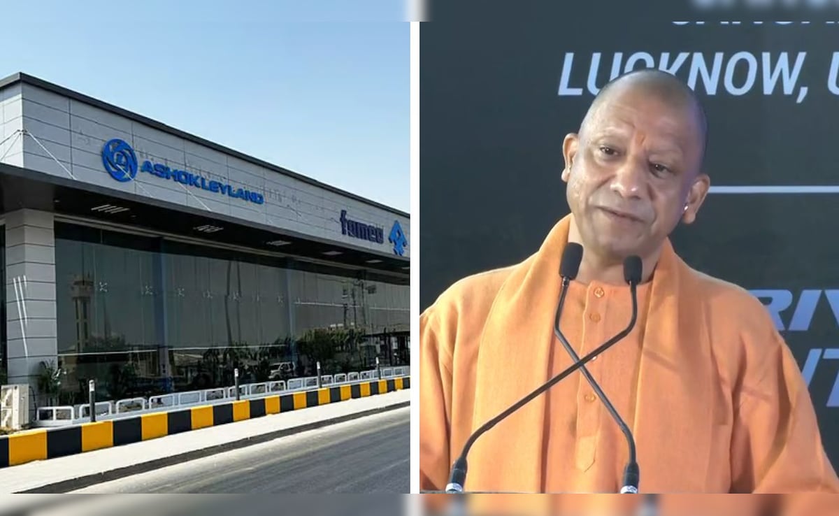 यूपी बना ऑटोमोबाइल हब, सीएम योगी और रक्षा मंत्री ने किया अशोक लेलैंड के हाई-टेक ईवी प्लांट का श्रीगणेश