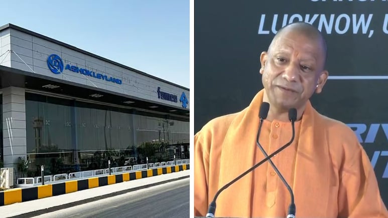 यूपी बना ऑटोमोबाइल हब, सीएम योगी और रक्षा मंत्री ने किया अशोक लेलैंड के हाई-टेक ईवी प्लांट का श्रीगणेश