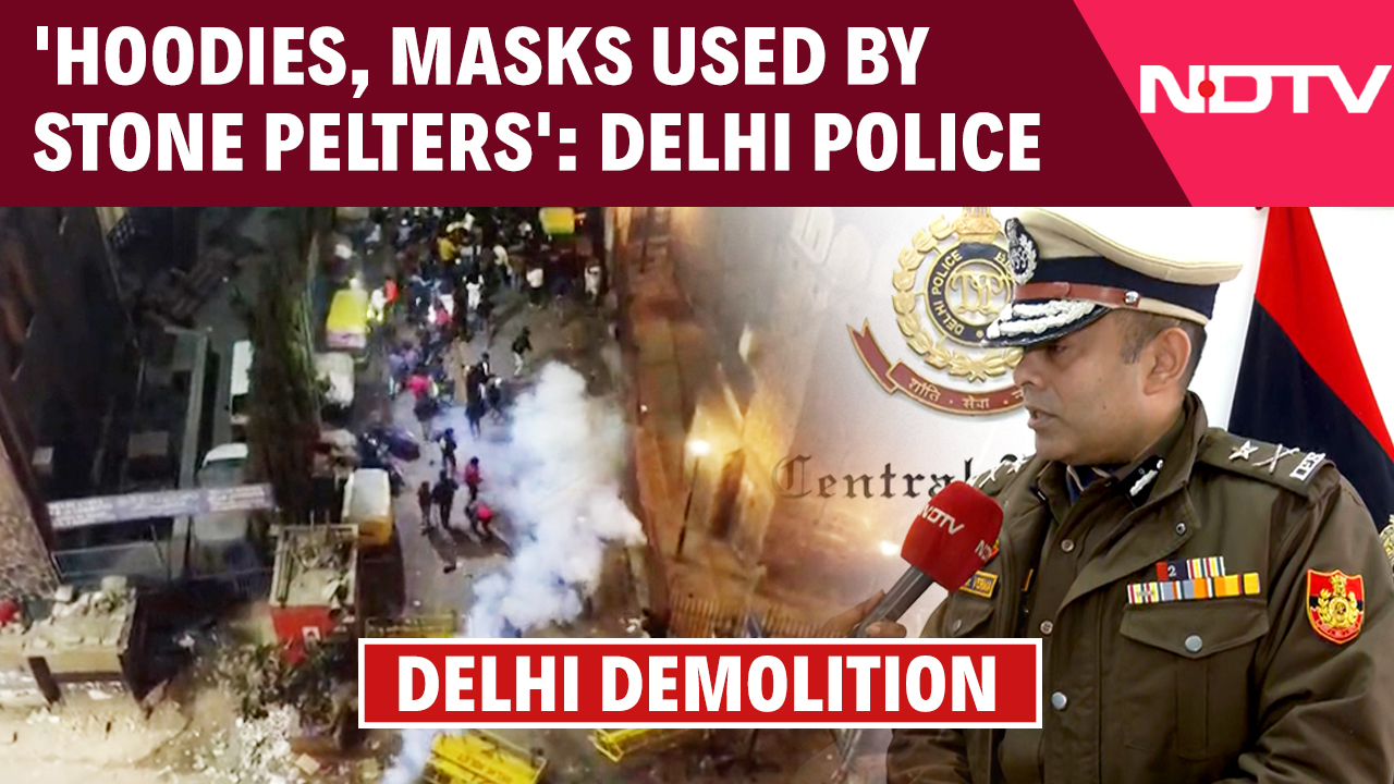 Masked Stone Pelters Target Police, Tear Gas Fired To Prevent Escalation: Delhi Police