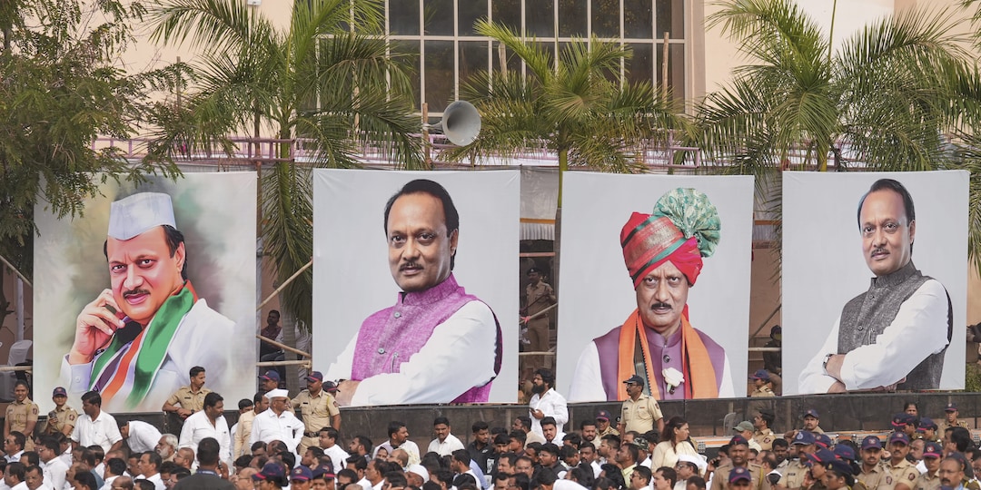 Ajit Pawar Funeral Live Updates: Maharashtra Dy CM's Sons Parth and Jay Perform Last Rites Rituals